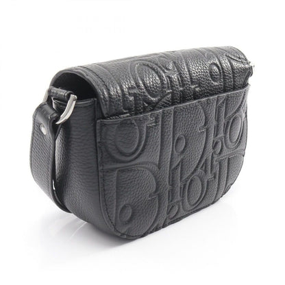 Dior Shoulder Bag Saddle Messenger Mini Gravity Black Leather — view 2