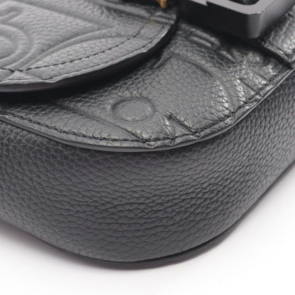 Dior Shoulder Bag Saddle Messenger Mini Gravity Black Leather — view 5