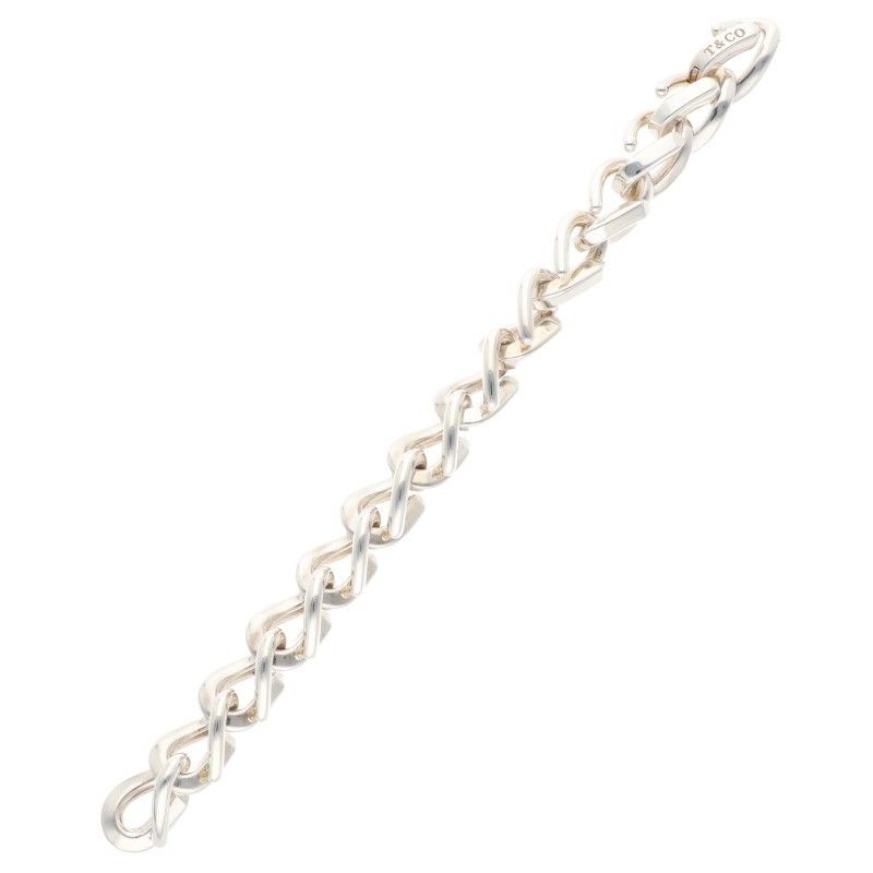 Tiffany & Co Forge Large Link Silver Bracelet Men's M