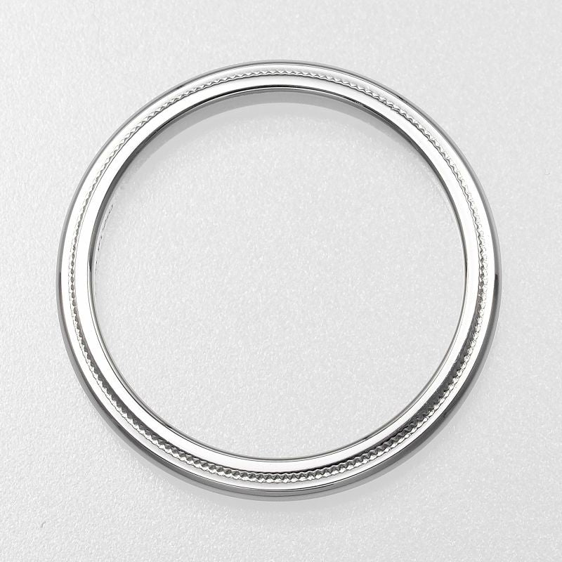 Tiffany & Co Together Millegrain Band 3mm (0.12in) Model Pt950platinum #16