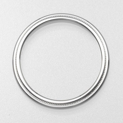 Tiffany & Co Together Millegrain Band 3mm (0.12in) Model Pt950platinum #16