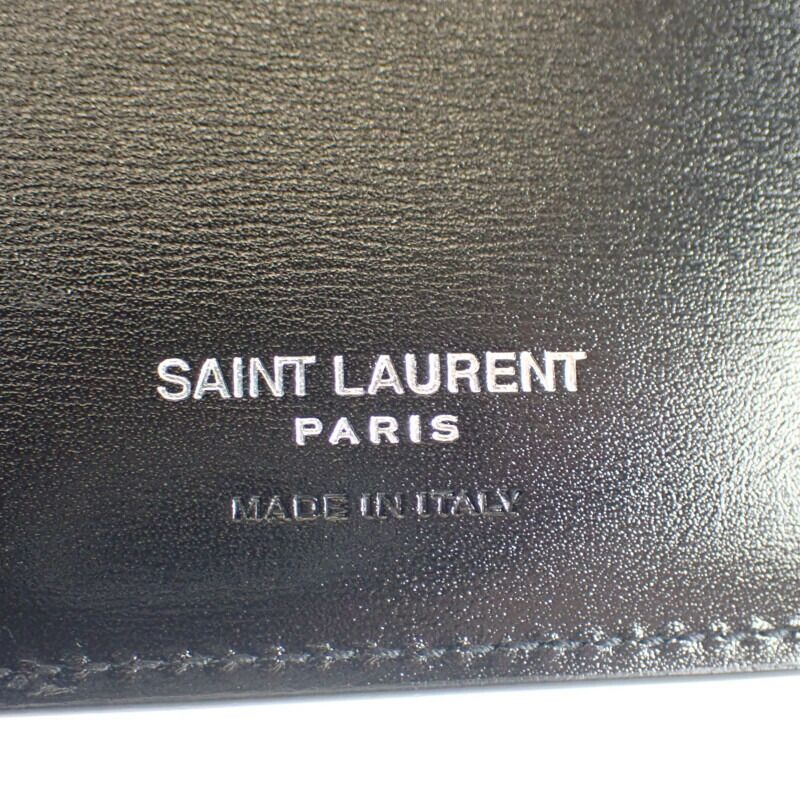Saint Laurent Cassandra Card Holder Bifold With Money Clip 4856300sx0e1000 Card