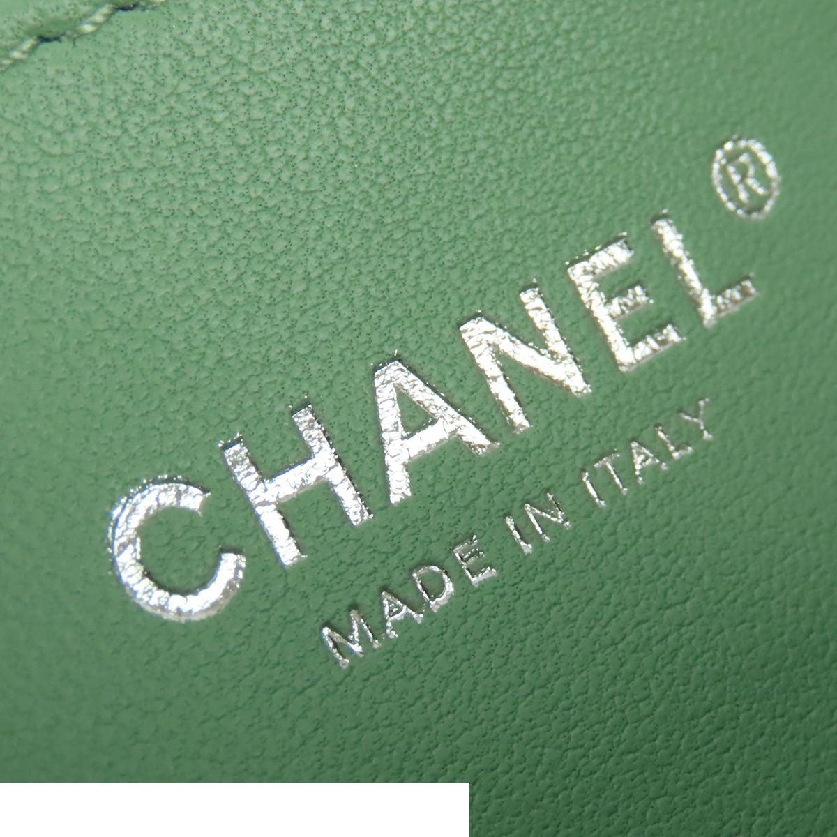 Chanel Boy Mint Green Caviar Leather 20 Small Chain Shoulder Bag — view 6