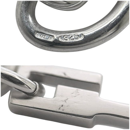 Gucci Necklace 5charm Silver Polished Excellent Condition Ag 925