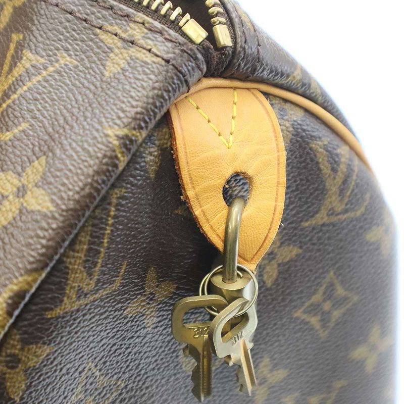 Louis Vuitton Speedy 40 Monogram Boston Bag Th0074 M41522 Brown 40