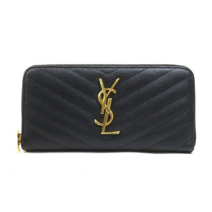 Saint Laurent Round Zipper Long Wallet