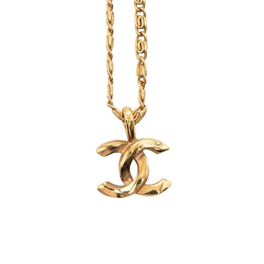 Chanel CC Logo Gold Plated