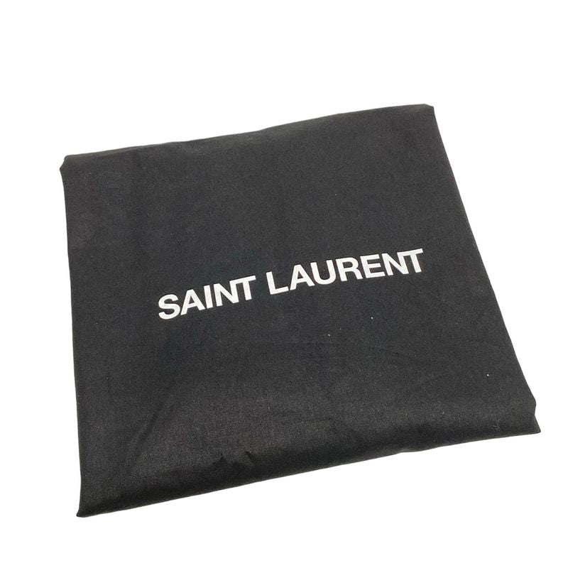 Saint Laurent Paris Rive Gauche Tote Bag 499290 Ivory And Black Leather