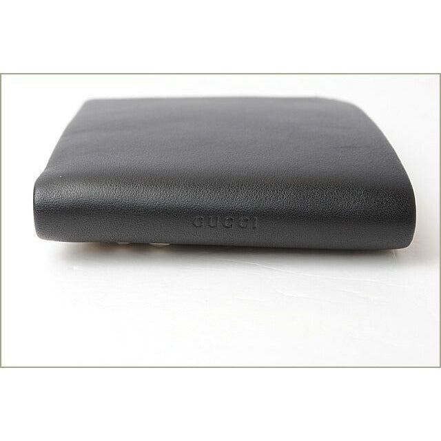 Gucci Wallet Fold Leather Studded Black Ap0 qn 1000 — view 3