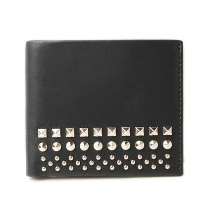 Gucci Wallet Fold Leather Studded Black Ap0 qn 1000