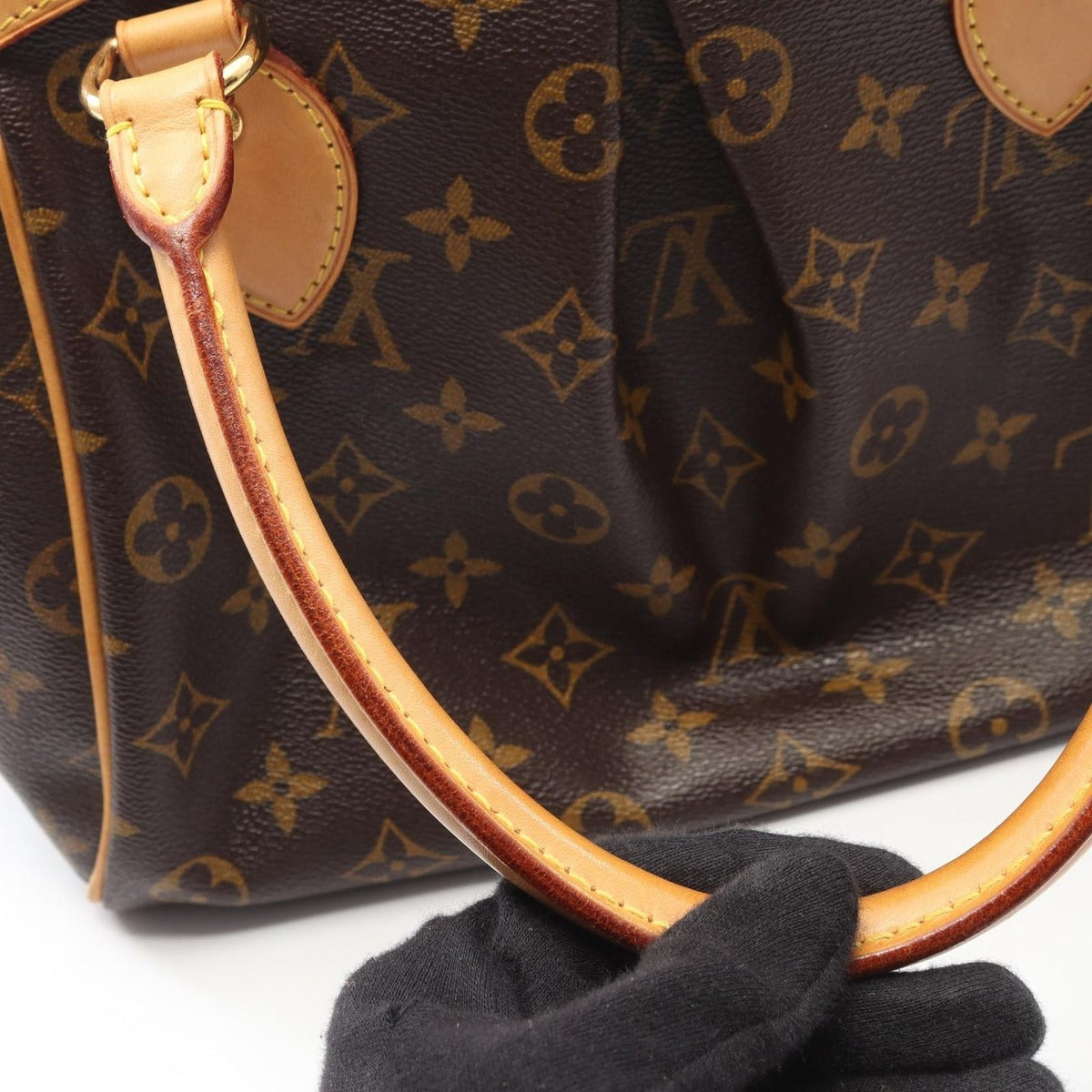 Louis Vuitton Handbag Tivoli PM Canvas Leather — view 9