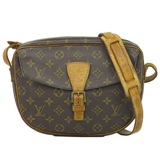 Louis Vuitton LV Jeune Fille Monogram Shoulder Bag Pochette Brown