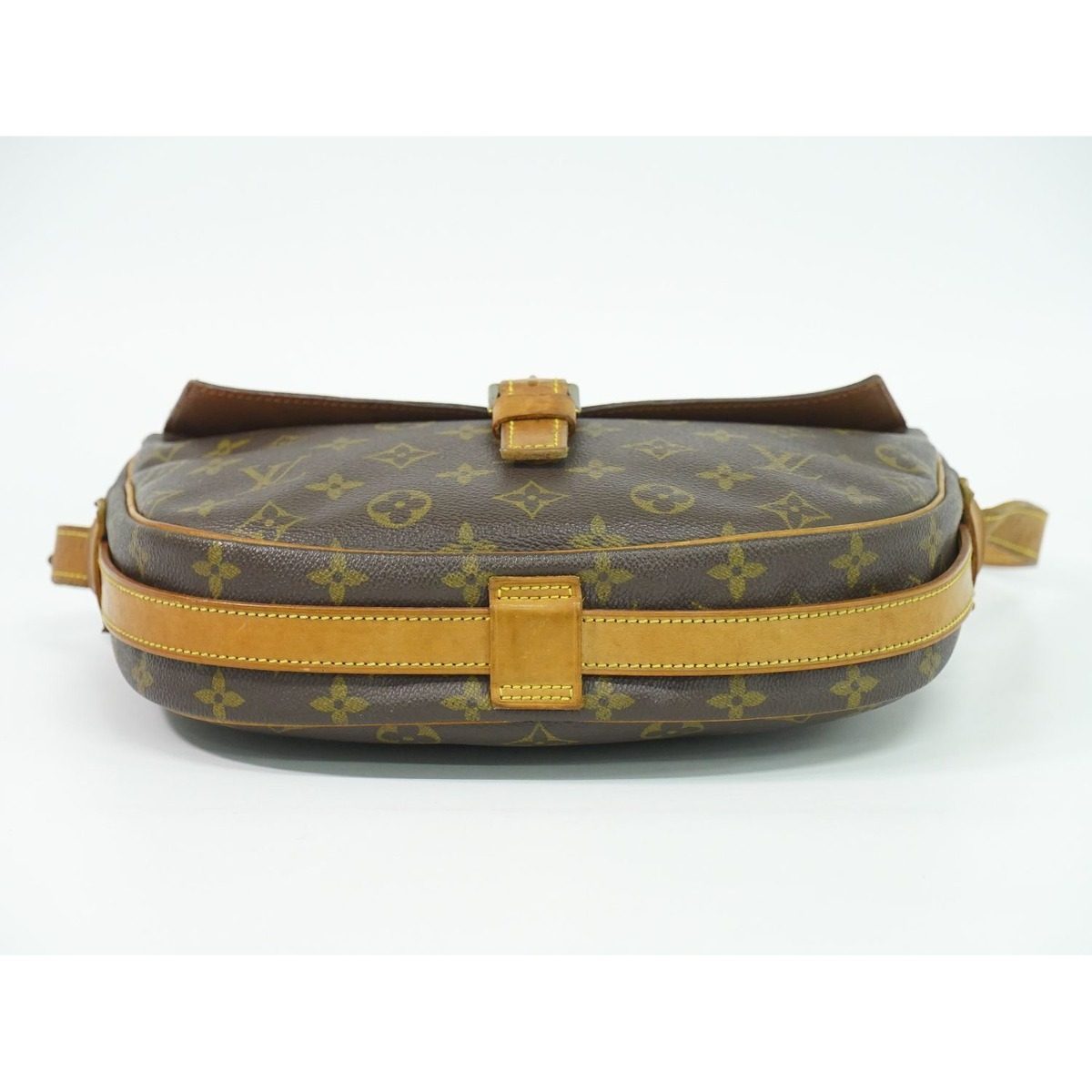 Louis Vuitton LV Jeune Fille Monogram Shoulder Bag Pochette Brown — view 3