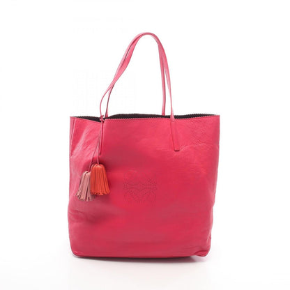 Loewe Tote Anagram Pink Leather