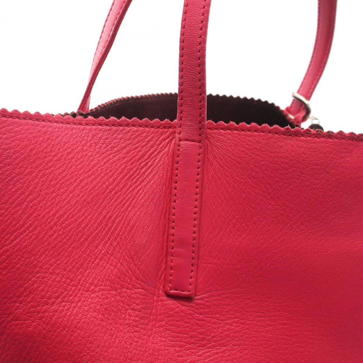 Loewe Tote Anagram Pink Leather — view 6