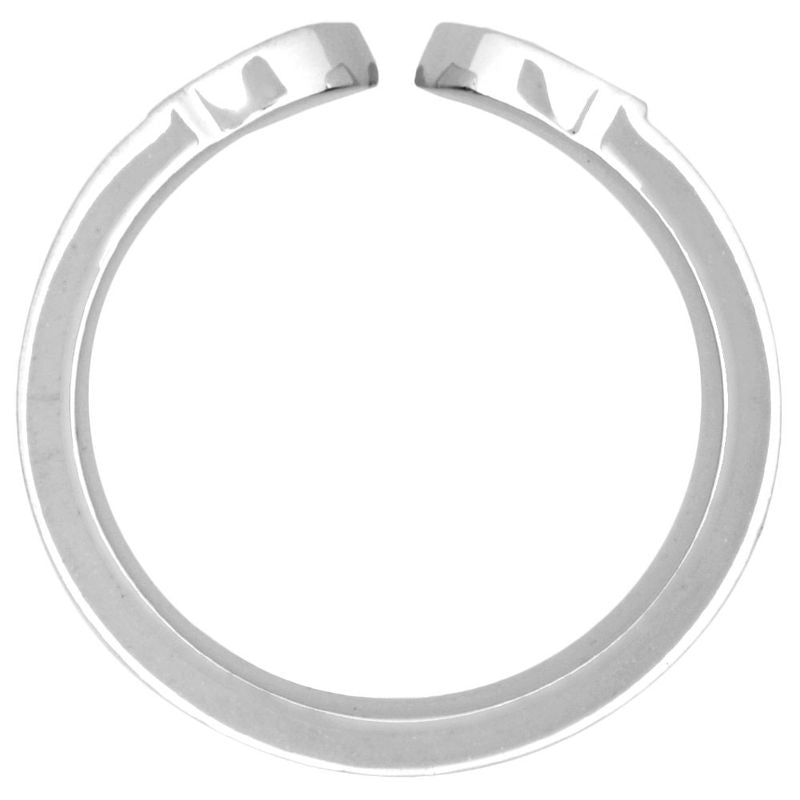 Cartier C2 Happy Birthday Ring #51 18K White Gold 116g Wide 2000 Xmas Limited