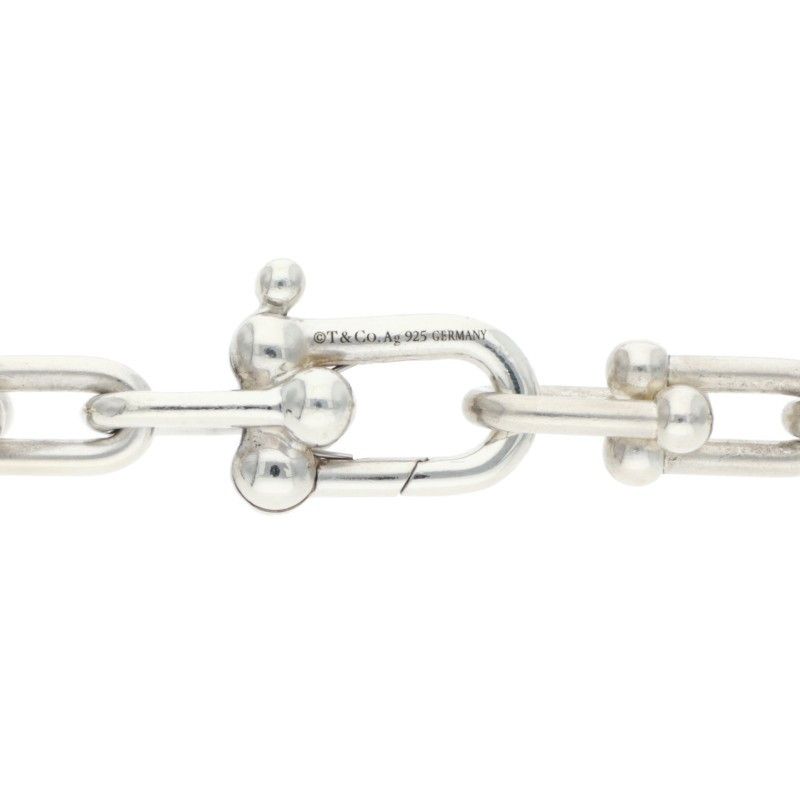 Tiffany & Co Hardwear Hardware Link Silver Necklace Men's 18inch
