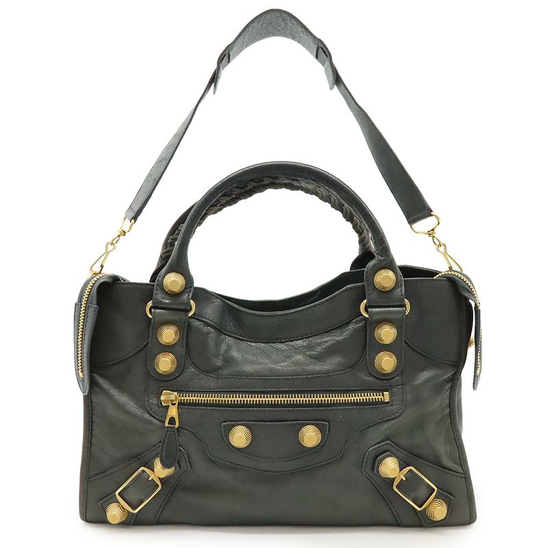 Balenciaga The Giant City Handbag 2WAY Editor's Bag Shoulder Bag Leather