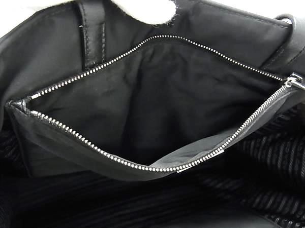Prada Tessuto Nylon Tote Bag Shoulder Bag Men Ladies Black Ax3857