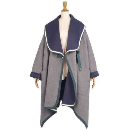 Hermes Coat Long Coat Knit Cashmere Outerwear