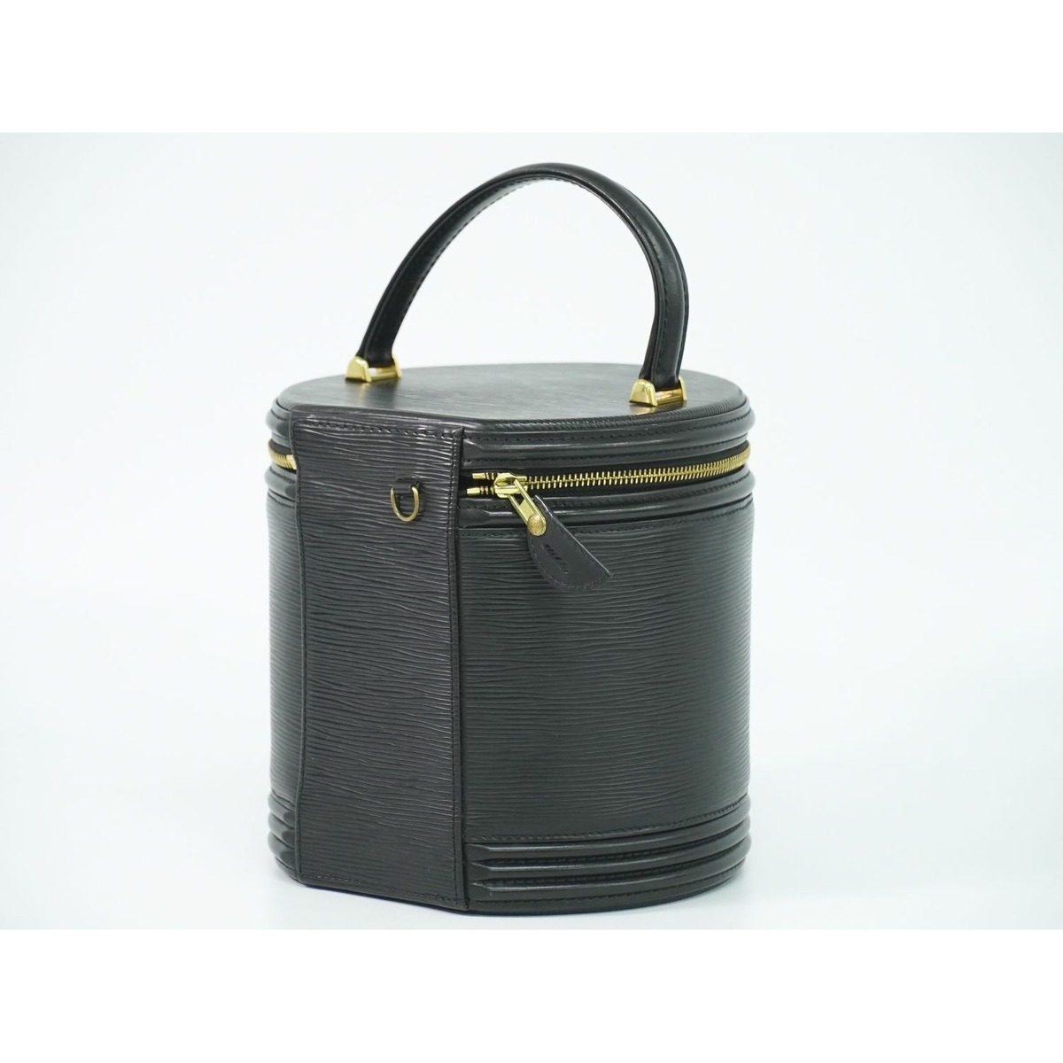 Louis Vuitton LV Cannes Epi Leather Vanity Bag Handbag Black Bag — view 2
