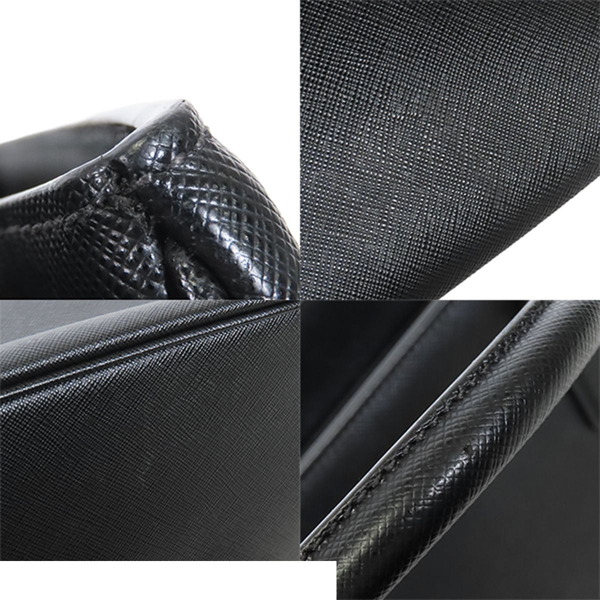 Prada Galleria Nero Black Saffiano 2-Way Shoulder Bag — view 6