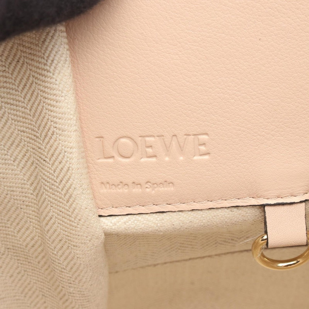 Loewe Handbag Hammock Small 387 Baby Pink Leather — view 4