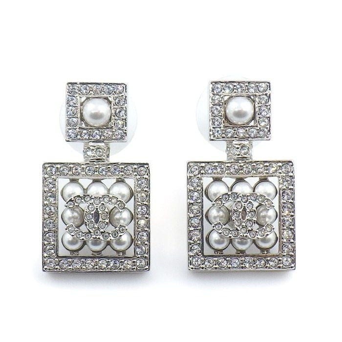 Chanel Earrings CC Logo Cruise Collection Square
