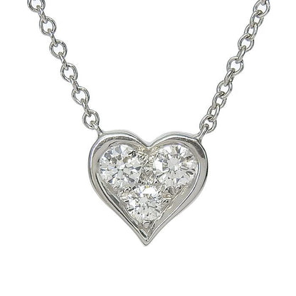 Tiffany & Co Tiffany & Co Sentimental Heart Diamond Necklace Pt950 Platinum