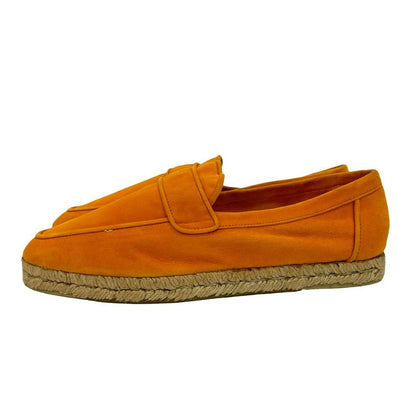 Hermes and Espadrille Slip Ons Logo Suede Loafers — view 4