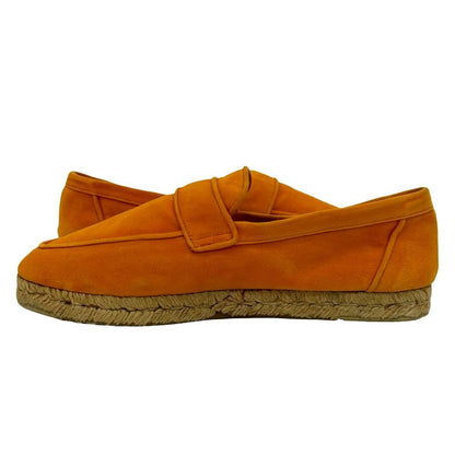 Hermes and Espadrille Slip Ons Logo Suede Loafers — view 6