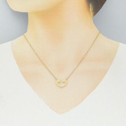 Cartier Chheart Necklace Gold — view 5