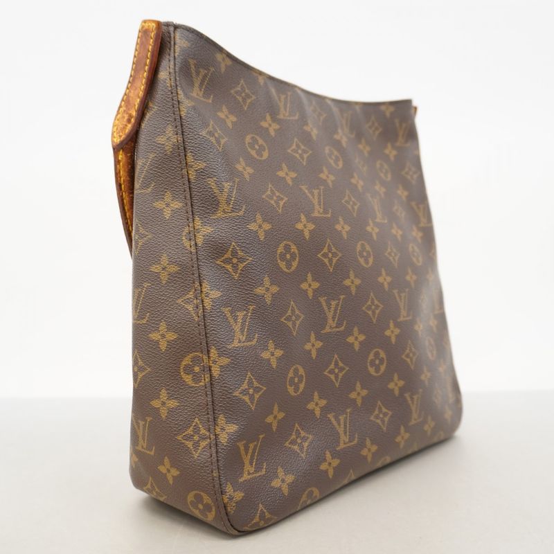 Louis Vuitton Shoulder Bag Monogram Looping GM M51145 Brown Ladies