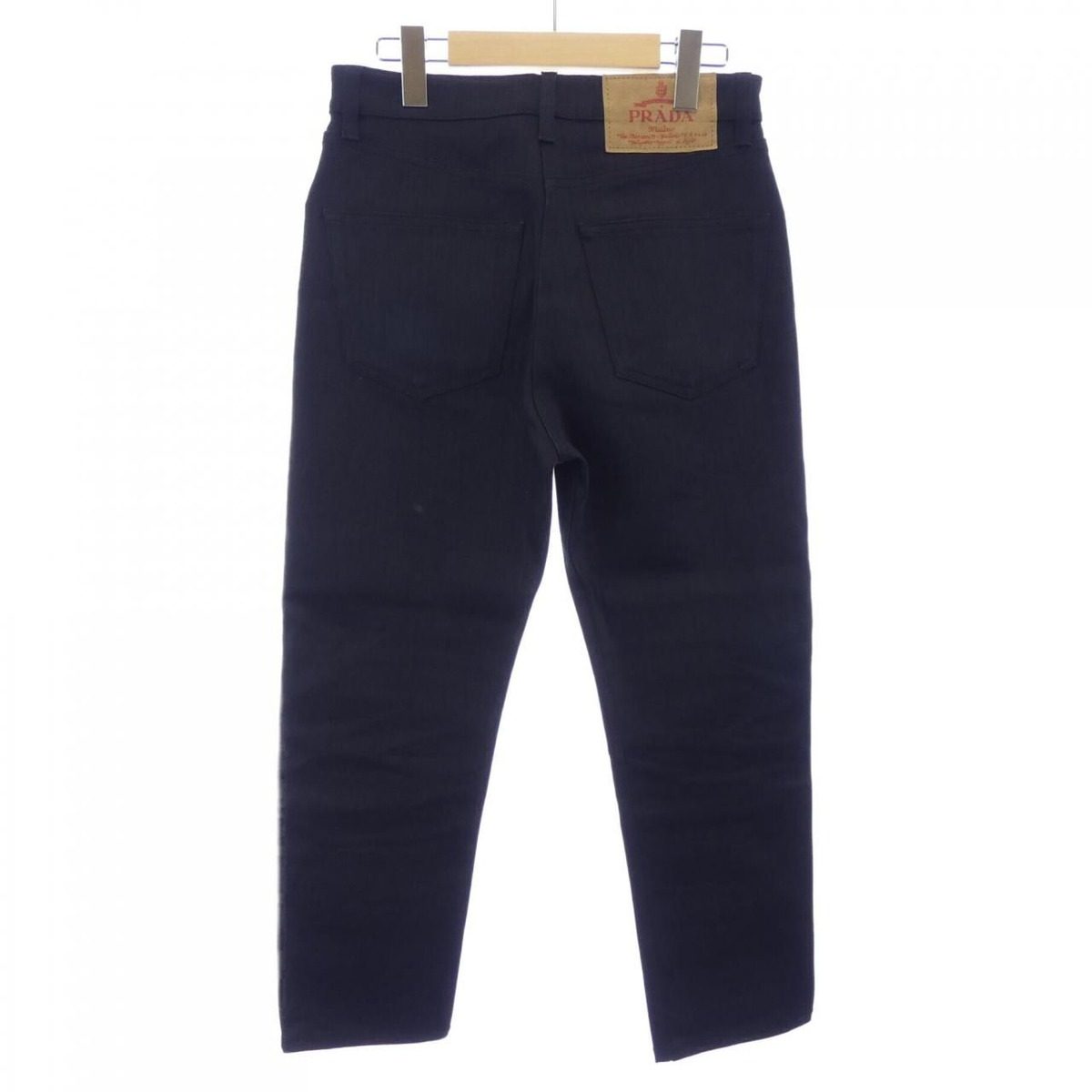 Prada Stretch Denim 5 Pocket Jeans Triangle Logo — view 2