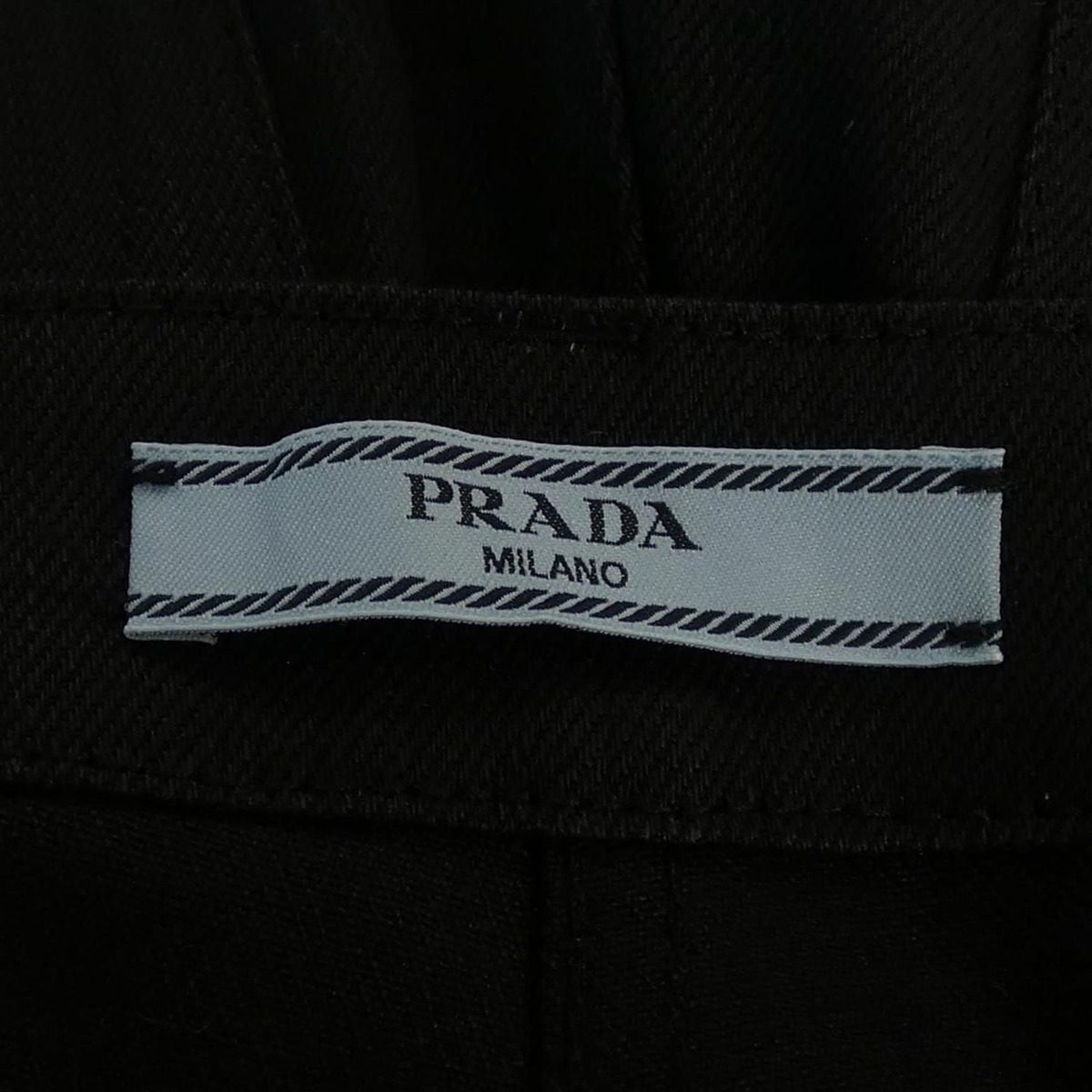 Prada Stretch Denim 5 Pocket Jeans Triangle Logo — view 4