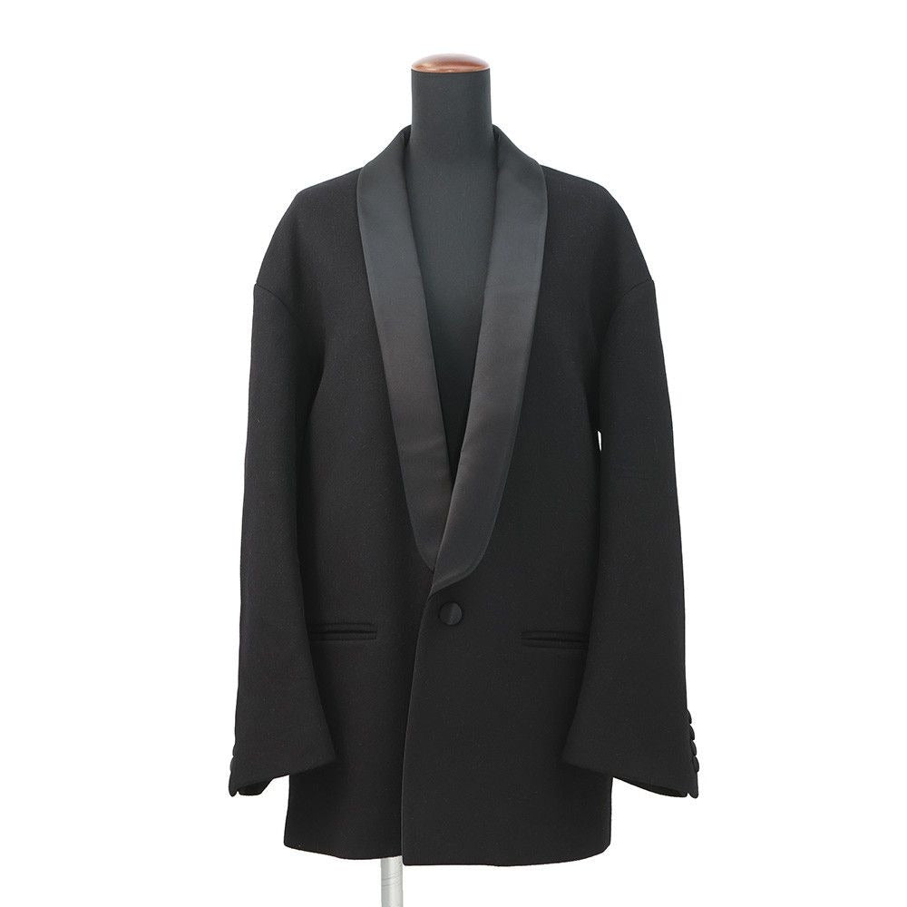 Celine Coat Cashmere Taxi de 34 Black