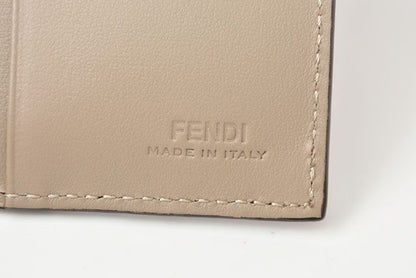 Unused Fendi Wallet Fold Wallet BY THE WAY Calf Leather ROSE 8m0387