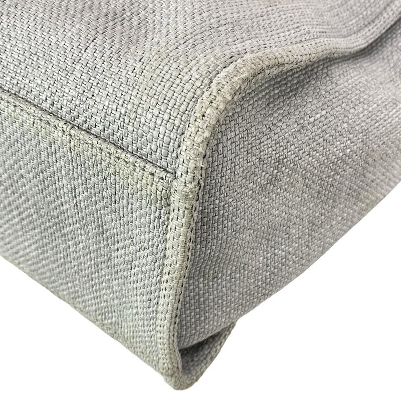 Chanel Tote Bag Deauville Line GM Light Gray X Black 2WAY / Chain Shoulder /