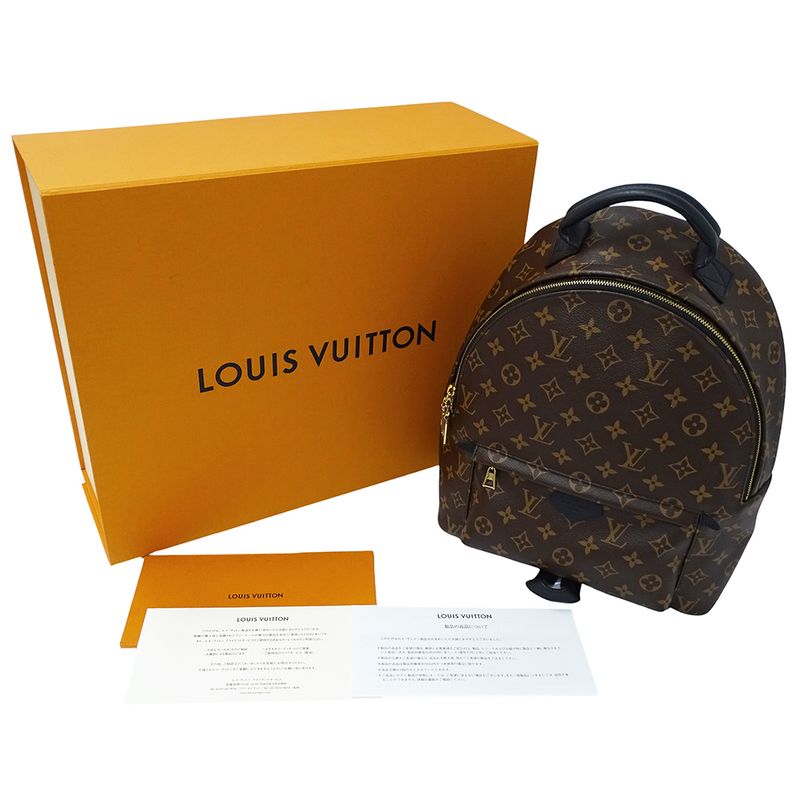 Louis Vuitton Bag Monogram Women's Men's Branded Backpack Palmsp Rings Backpack