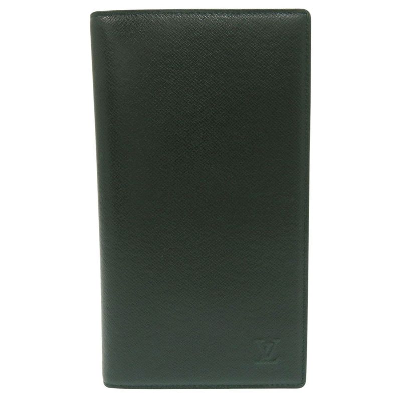 Louis Vuitton Taiga Green Long Wallet Billfold LV 0960 Louis Vuitton Men's