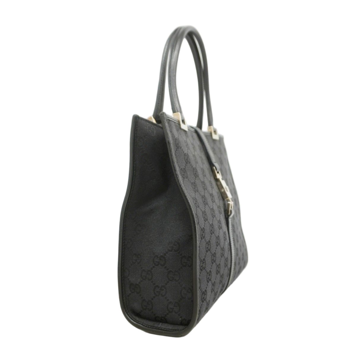 Gucci Handbag GG Canvas Jackie 002 Black Silver — view 2