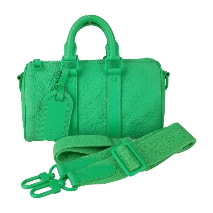 Louis Vuitton Handbag Keepall Bandouliere 25 Minty Green Taurillon