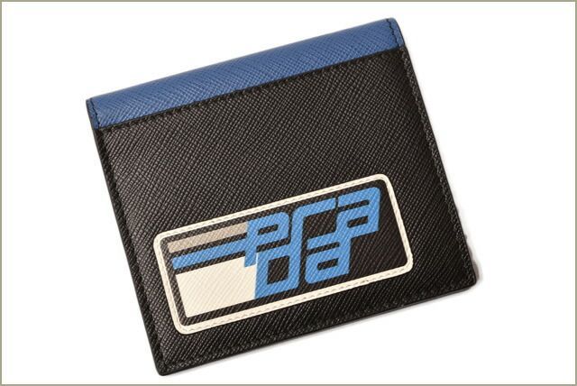 Prada Wallet For Men Prada Fold Wallet 2mo004 Saffiano Patch Patchwork Black