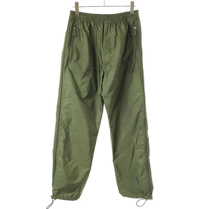 Prada 23ss Re-Nylon Side Zip Nylon Pants Sph246 1wq9 Khaki M