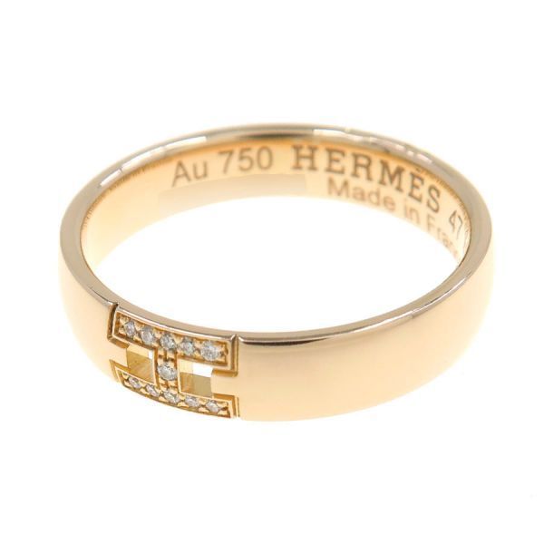 Hermes Everhella Cles Su Ring /1P Diamond #47
