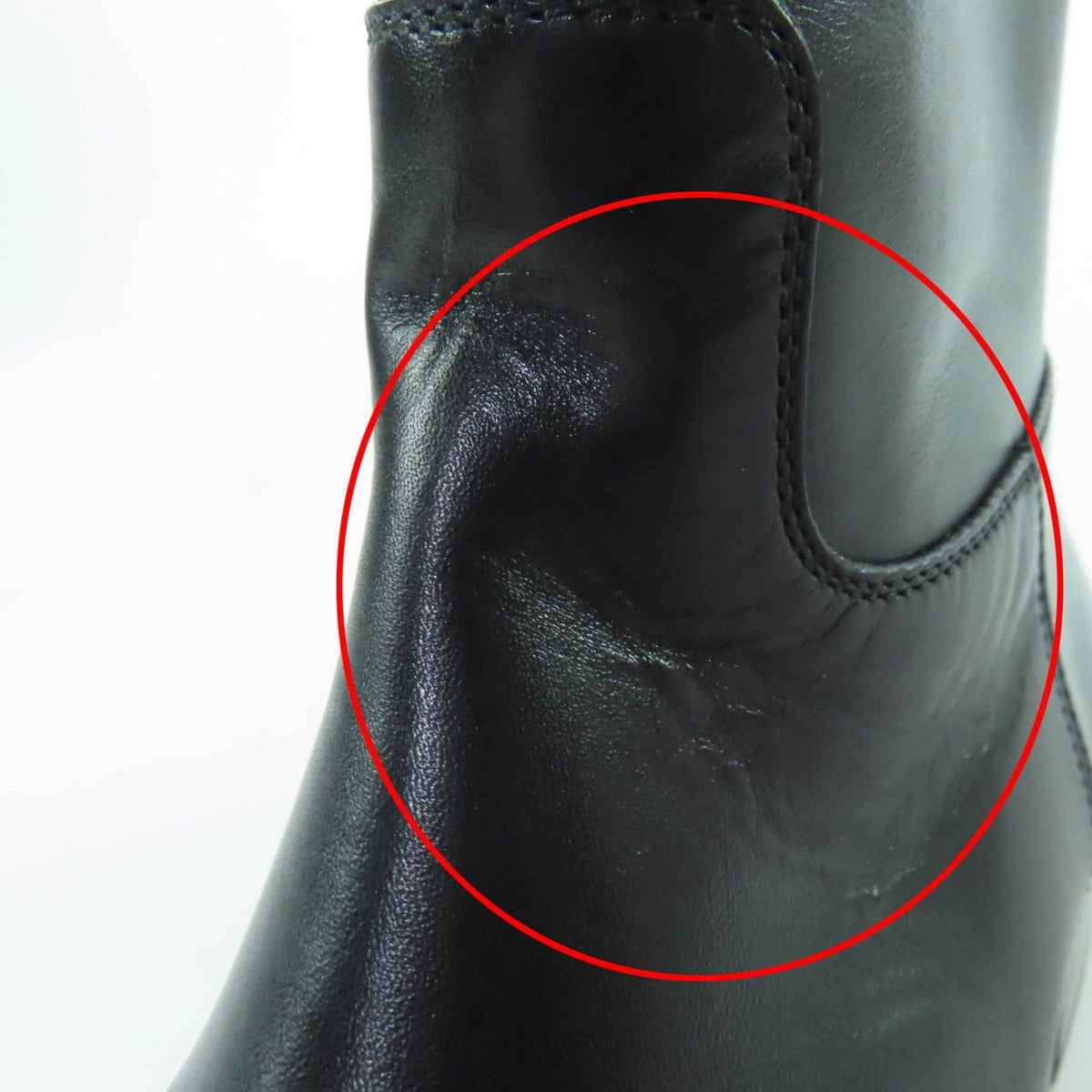 Louis Vuitton West Side Line LV Logo Leather Long Boots Black 36 — view 12