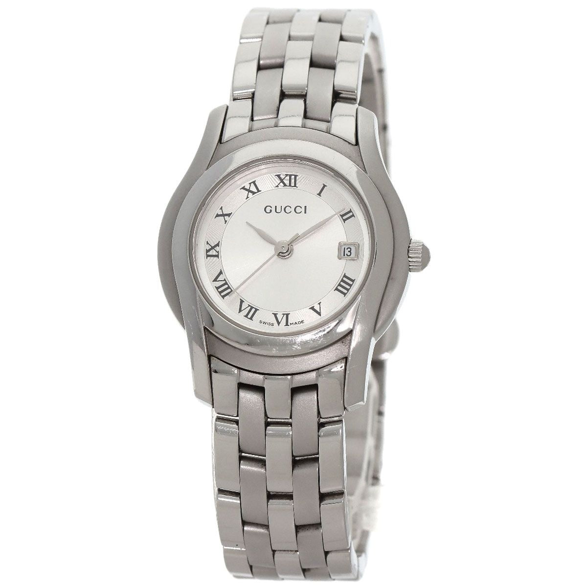 Gucci Round Face Watch SS