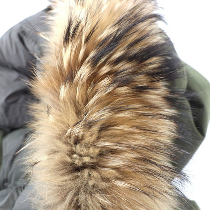 Bvlgari Pyrenex Bordeaux Rack on Fur Hood with Logo Patch Tailored Down Coat — view 6