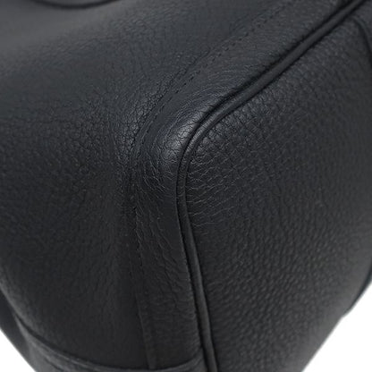 Hermes Tote Bag Garden Party PM Negonda Black Silver Hardware Black Hardware