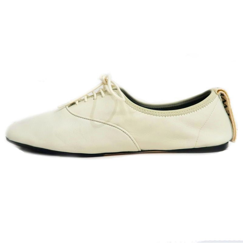 Loewe Flat Shoes off White Size 37 Leather
